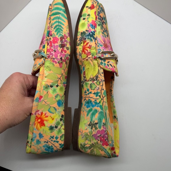 Franco Sarto Berola Floral Bit Loafers Womens 8.5M Multi Color Fabric BEROLA3 - Picture 7 of 11